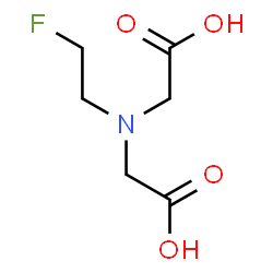 ChemSpider 2D Image | 2,2'-[(2-Fluoroethyl)imino]diacetic acid | C6H10FNO4