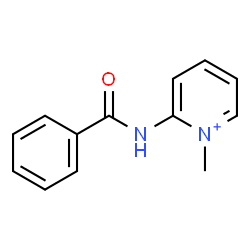 ChemSpider 2D Image | 2-(Benzoylamino)-1-methylpyridinium | C13H13N2O