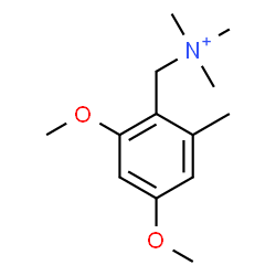 ChemSpider 2D Image | (2,4-Dimethoxy-6-methylphenyl)-N,N,N-trimethylmethanaminium | C13H22NO2