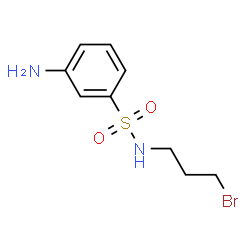 ChemSpider 2D Image | 3-Amino-N-(3-bromopropyl)benzenesulfonamide | C9H13BrN2O2S