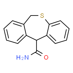 ChemSpider 2D Image | 6,11-Dihydrodibenzo[b,e]thiepine-11-carboxamide | C15H13NOS