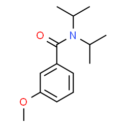 ChemSpider 2D Image | N,N-Diisopropyl-3-methoxybenzamide | C14H21NO2