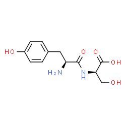 ChemSpider 2D Image | L-Tyrosyl-D-serine | C12H16N2O5