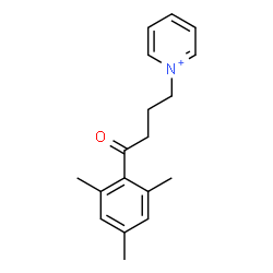 ChemSpider 2D Image | 1-(4-Mesityl-4-oxobutyl)pyridinium | C18H22NO