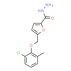 ChemSpider 2D Image | 5-[(2-Chloro-6-methylphenoxy)methyl]-2-furohydrazide | C13H13ClN2O3