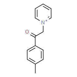 ChemSpider 2D Image | 1-[2-(4-Methylphenyl)-2-oxoethyl]pyridinium | C14H14NO