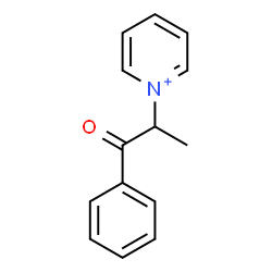 ChemSpider 2D Image | 1-(1-Oxo-1-phenyl-2-propanyl)pyridinium | C14H14NO