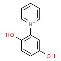 ChemSpider 2D Image | 1-(2,5-Dihydroxyphenyl)pyridinium | C11H10NO2