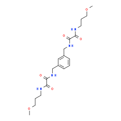 ChemSpider 2D Image | N~1~,N~1~'-[1,3-Phenylenebis(methylene)]bis[N~2~-(3-methoxypropyl)ethanediamide] | C20H30N4O6