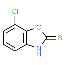 ChemSpider 2D Image | 7-CHLORO-2-MERCAPTOBENZOXAZOLE | C7H4ClNOS