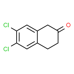 ChemSpider 2D Image | 6,7-DICHLORO-2-TETRALONE | C10H8Cl2O