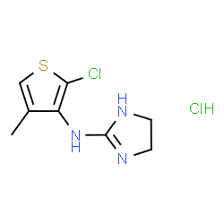 ChemSpider 2D Image | tiamenidine hydrochloride | C8H11Cl2N3S