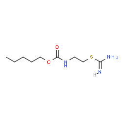 ChemSpider 2D Image | Pentyl [2-(carbamimidoylsulfanyl)ethyl]carbamate | C9H19N3O2S