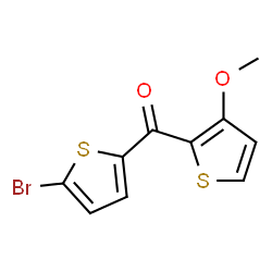 ChemSpider 2D Image | (5-Bromo-2-thienyl)(3-methoxy-2-thienyl)methanone | C10H7BrO2S2