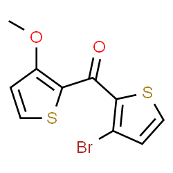 ChemSpider 2D Image | (3-Bromo-2-thienyl)(3-methoxy-2-thienyl)methanone | C10H7BrO2S2