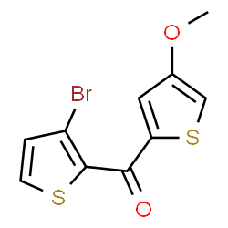 ChemSpider 2D Image | (3-Bromo-2-thienyl)(4-methoxy-2-thienyl)methanone | C10H7BrO2S2