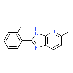 ChemSpider 2D Image | 2-(2-Iodophenyl)-5-methyl-3H-imidazo[4,5-b]pyridine | C13H10IN3