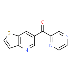 ChemSpider 2D Image | 2-Pyrazinyl(thieno[3,2-b]pyridin-6-yl)methanone | C12H7N3OS