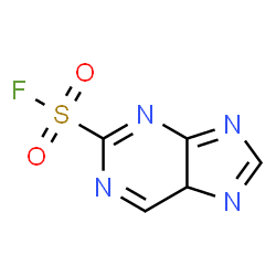 ChemSpider 2D Image | 5H-Purine-2-sulfonyl fluoride | C5H3FN4O2S