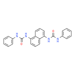 ChemSpider 2D Image | 1,1'-(1,5-Naphthalenediyl)bis(3-phenylurea) | C24H20N4O2