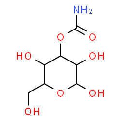 ChemSpider 2D Image | 3-O-Carbamoylhexopyranose | C7H13NO7