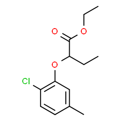 ChemSpider 2D Image | Ethyl 2-(2-chloro-5-methylphenoxy)butanoate | C13H17ClO3