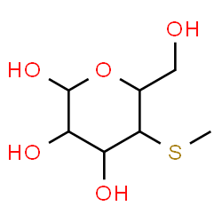 ChemSpider 2D Image | 4-S-Methyl-4-thiohexopyranose | C7H14O5S