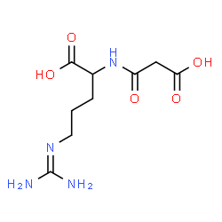 ChemSpider 2D Image | N~2~-(Carboxyacetyl)-N~5~-(diaminomethylene)ornithine | C9H16N4O5