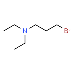 ChemSpider 2D Image | 3-Bromo-N,N-diethyl-1-propanamine | C7H16BrN