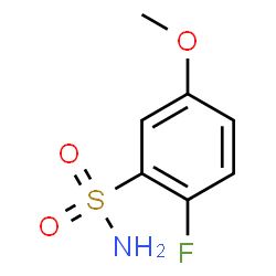 ChemSpider 2D Image | 2-Fluoro-5-methoxybenzenesulfonamide | C7H8FNO3S