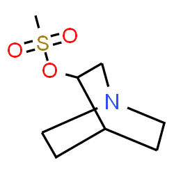 ChemSpider 2D Image | 1-Azabicyclo[2.2.2]oct-3-yl methanesulfonate | C8H15NO3S