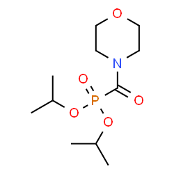 ChemSpider 2D Image | Diisopropyl (4-morpholinylcarbonyl)phosphonate | C11H22NO5P