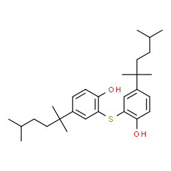 ChemSpider 2D Image | 2,2'-Sulfanediylbis[4-(2,5-dimethyl-2-hexanyl)phenol] | C28H42O2S