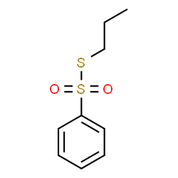 ChemSpider 2D Image | S-Propyl benzenesulfonothioate | C9H12O2S2