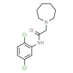 ChemSpider 2D Image | 2-(1-Azepanyl)-N-(2,5-dichlorophenyl)acetamide | C14H18Cl2N2O