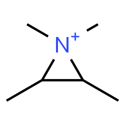 ChemSpider 2D Image | 1,1,2,3-Tetramethylaziridinium | C6H14N