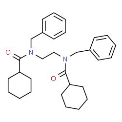 ChemSpider 2D Image | N,N'-1,2-Ethanediylbis(N-benzylcyclohexanecarboxamide) | C30H40N2O2