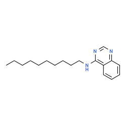 ChemSpider 2D Image | N-Decyl-4-quinazolinamine | C18H27N3