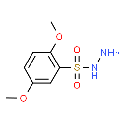 ChemSpider 2D Image | 2,5-Dimethoxybenzenesulfonohydrazide | C8H12N2O4S