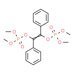 ChemSpider 2D Image | 1,2-Diphenyl-1,2-ethenediyl tetramethyl bis(phosphate) | C18H22O8P2
