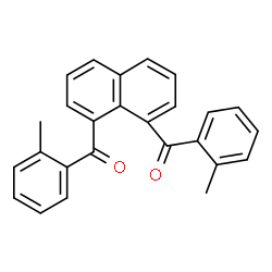 ChemSpider 2D Image | 1,8-Naphthalenediylbis[(2-methylphenyl)methanone] | C26H20O2