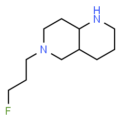 ChemSpider 2D Image | 6-(3-Fluoropropyl)decahydro-1,6-naphthyridine | C11H21FN2