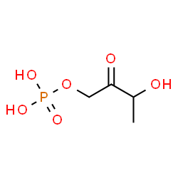 ChemSpider 2D Image | 3-Hydroxy-2-oxobutyl dihydrogen phosphate | C4H9O6P