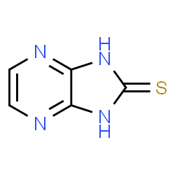 ChemSpider 2D Image | 1,3-Dihydro-2H-imidazo[4,5-b]pyrazine-2-thione | C5H4N4S