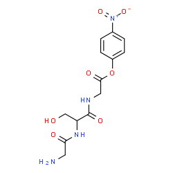 ChemSpider 2D Image | 4-Nitrophenyl glycylserylglycinate | C13H16N4O7