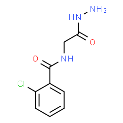 ChemSpider 2D Image | 2-Chloro-N-(2-hydrazino-2-oxoethyl)benzamide | C9H10ClN3O2