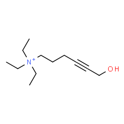 ChemSpider 2D Image | N,N,N-Triethyl-6-hydroxy-4-hexyn-1-aminium | C12H24NO