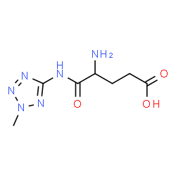 ChemSpider 2D Image | N-(2-Methyl-2H-tetrazol-5-yl)-alpha-glutamine | C7H12N6O3