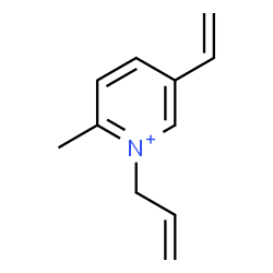 ChemSpider 2D Image | 1-Allyl-2-methyl-5-vinylpyridinium | C11H14N