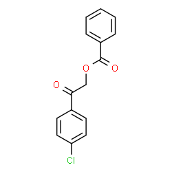 ChemSpider 2D Image | 2-(4-Chlorophenyl)-2-oxoethyl benzoate | C15H11ClO3